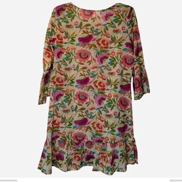 Vibrant Floral Mini Dress - Picture 8 of 15